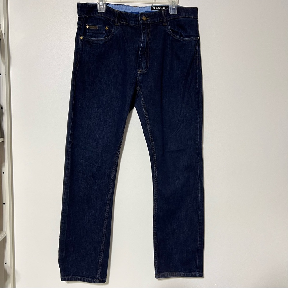 Kangol Size 36x34 (31.75”measured) Straight Leg Dark Wash Jeans Men’s
